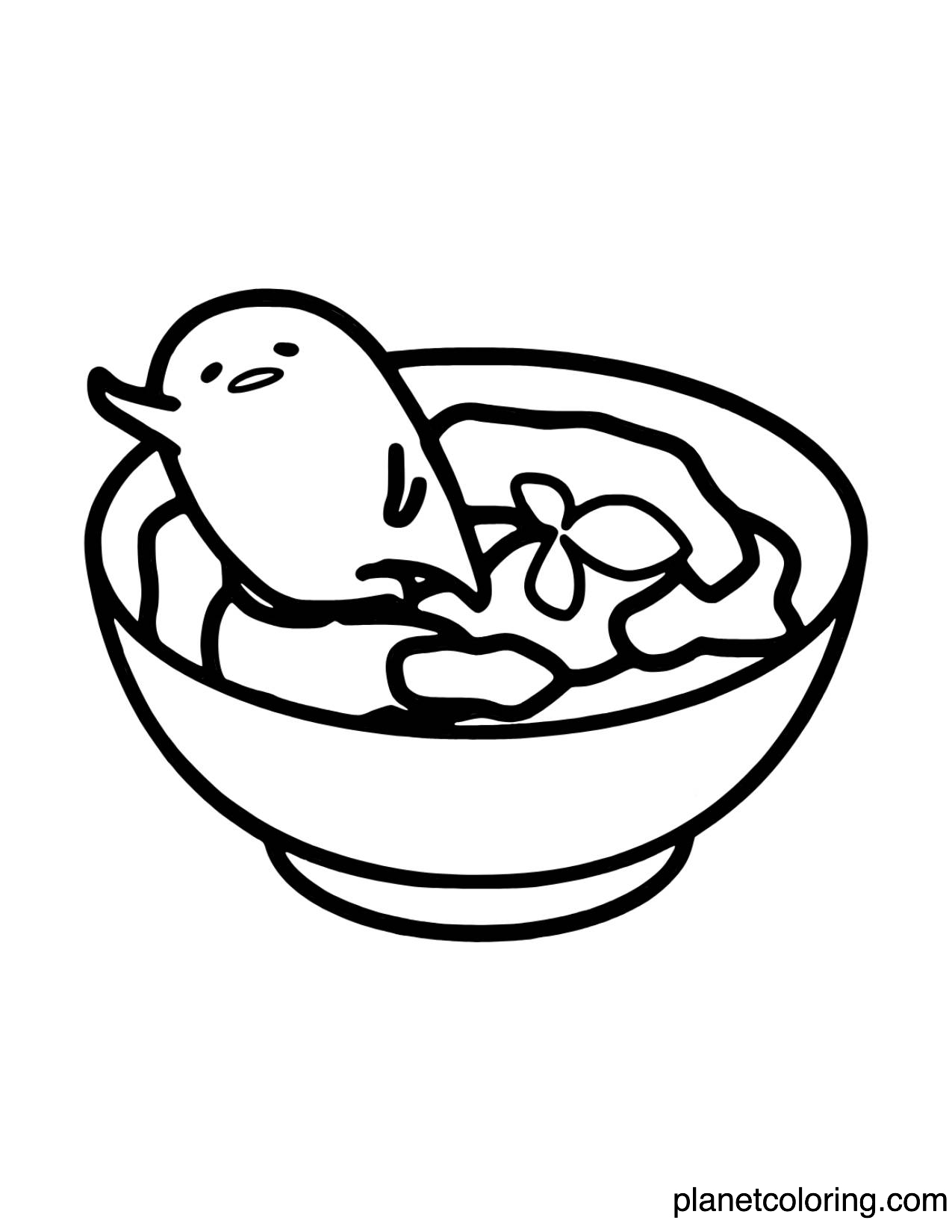 Gudetama food bowl