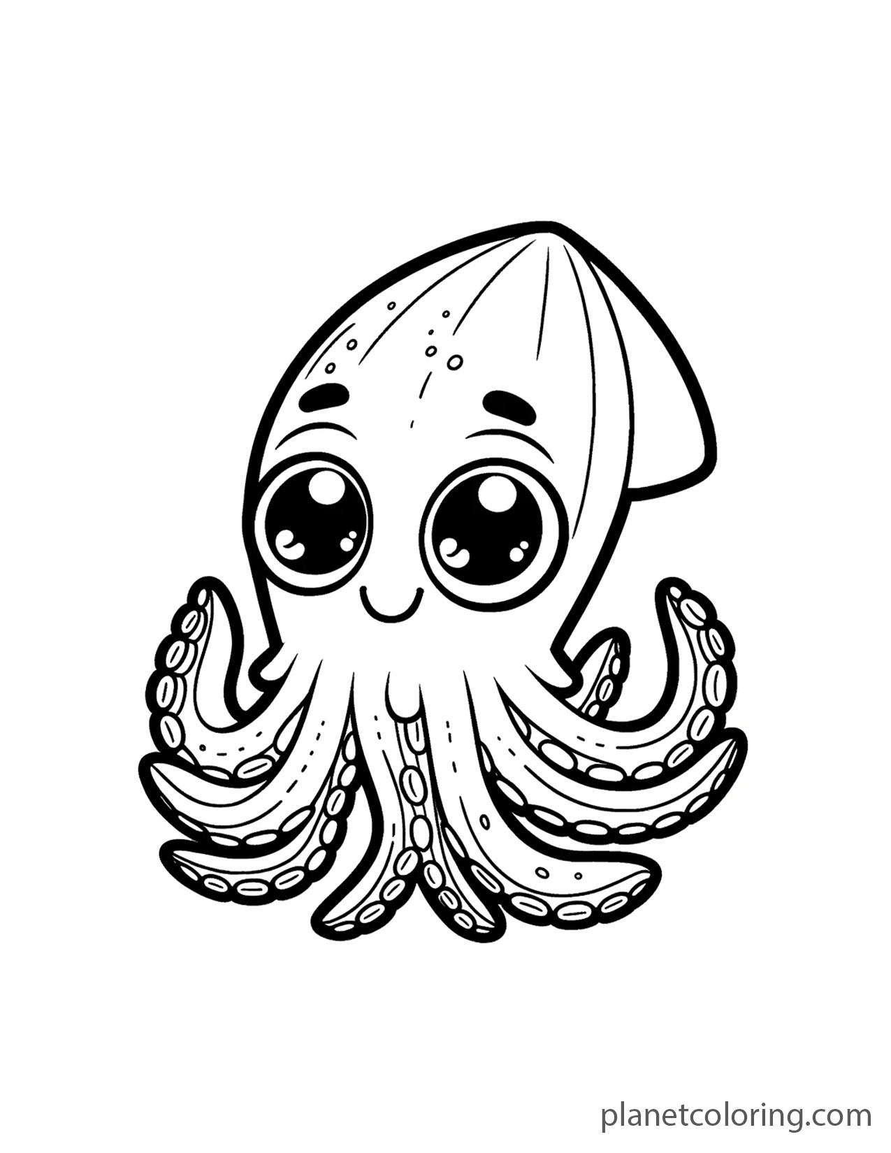 Large-eyed squid