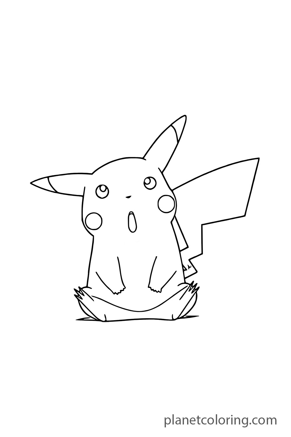 Pikachu surprised
