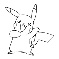 Pikachu waving